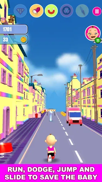 Скачать Baby Run The Babysitter Escape Mod APK — Открыты все уровни и скины — скриншот 1