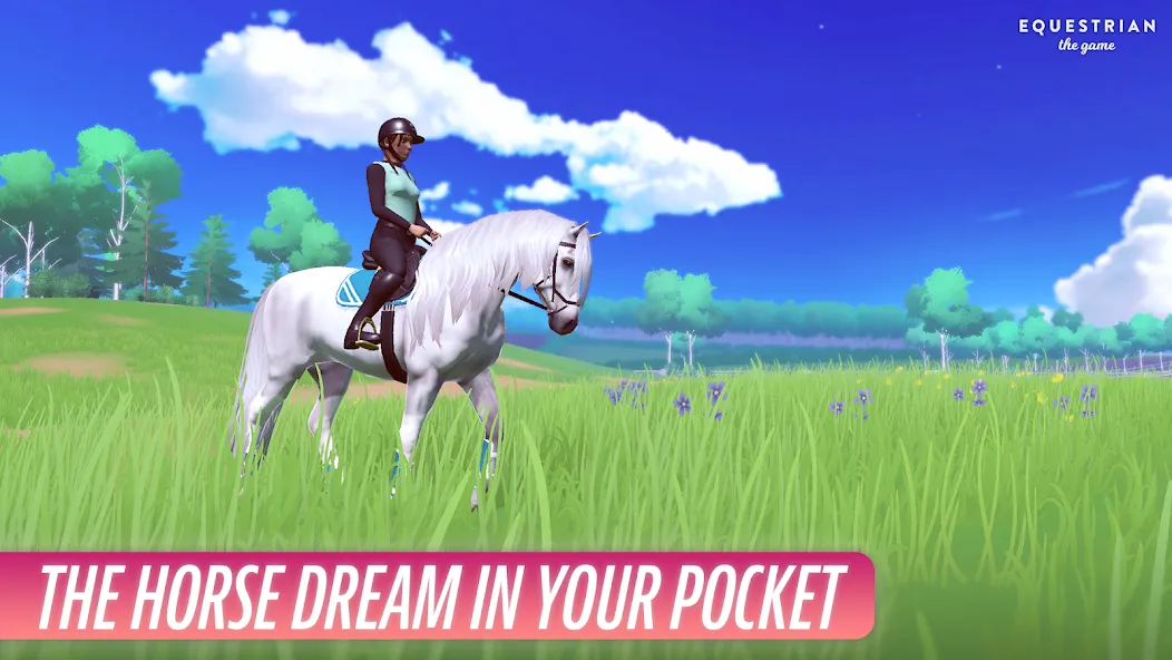 Скачать мод Equestrian the Game — Безлимитные деньги и редкие лошади — скриншот 1
