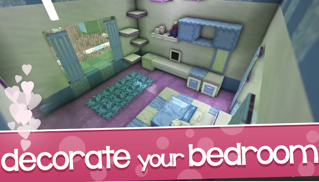 Kawaii Craft World MOD APK скачать на Андроид — Милые блоки и безграничное строительство — скриншот 3