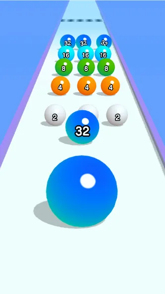 Ball Run 2048: merge number на телефон — скачать мод: Без рекламы и много монет — скриншот 3 Ball Run 2048: merge number на телефон — скачать мод: Без рекламы и много монет — скриншот 3
