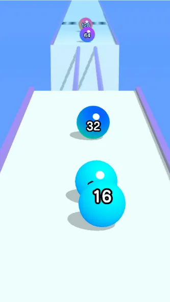 Ball Run 2048: merge number на телефон — скачать мод: Без рекламы и много монет — скриншот 4 Ball Run 2048: merge number на телефон — скачать мод: Без рекламы и много монет — скриншот 4