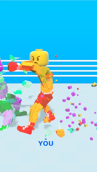 Block Fighter: Boxing Battle MOD APK скачать на Андроид — Безлимитные деньги и улучшенные бойцы — скриншот 2 Block Fighter: Boxing Battle MOD APK скачать на Андроид — Безлимитные деньги и улучшенные бойцы — скриншот 2
