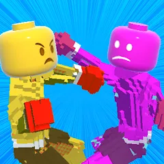 Block Fighter: Boxing Battle MOD APK скачать на Андроид — Безлимитные деньги и улучшенные бойцы