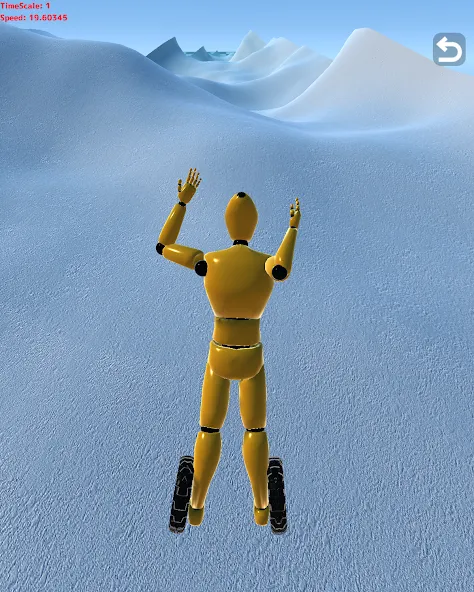 Mannequin Downhill — скачать мод: Безлимитные деньги и все уровни открыты — скриншот 1