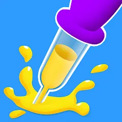 Paint Dropper: draw puzzle (Мод: Безлимитные ходы и открыты все уровни) — скачать на Андроид