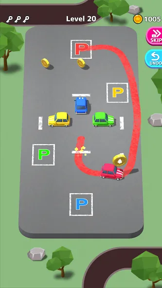 Мод Park Master — Безлимитные деньги и подсказки, скачать APK — скриншот 1 Мод Park Master — Безлимитные деньги и подсказки, скачать APK — скриншот 1