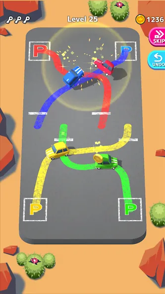Мод Park Master — Безлимитные деньги и подсказки, скачать APK — скриншот 2 Мод Park Master — Безлимитные деньги и подсказки, скачать APK — скриншот 2