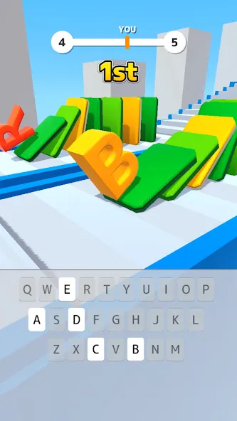 Скачать Type Spin: alphabet run game Mod APK — Без рекламы и бесконечные жизни — скриншот 1 Скачать Type Spin: alphabet run game Mod APK — Без рекламы и бесконечные жизни — скриншот 1