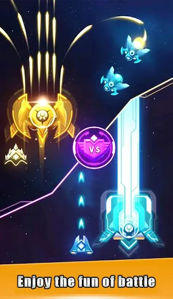 Galaxy Attack - space shooting — последняя версия с модом (Безлимитные деньги и патроны) — скриншот 3 Galaxy Attack - space shooting — последняя версия с модом (Безлимитные деньги и патроны) — скриншот 3