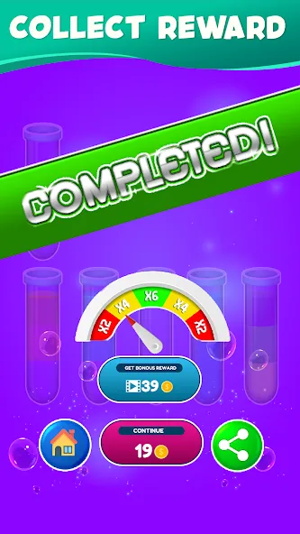 Water Sort Color Sorting games взломанный APK — Без рекламы и все уровни открыты — скриншот 3 Water Sort Color Sorting games взломанный APK — Без рекламы и все уровни открыты — скриншот 3