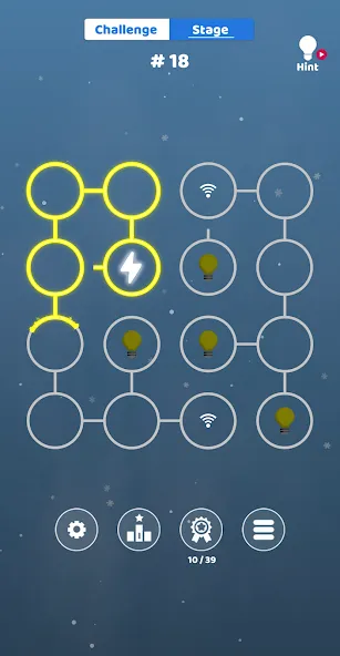 All Lights Connect : Puzzle — взломанная версия, Открыты все уровни и подсказки — скриншот 2 All Lights Connect : Puzzle — взломанная версия, Открыты все уровни и подсказки — скриншот 2