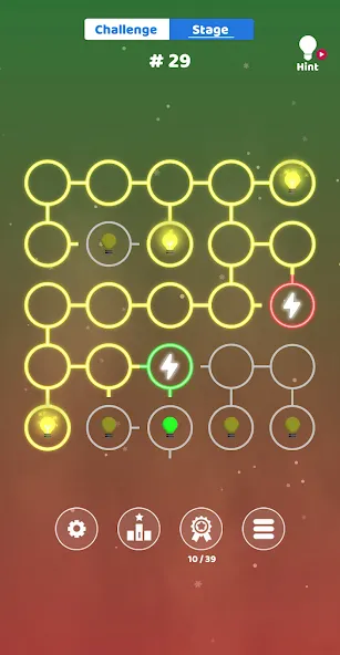 All Lights Connect : Puzzle — взломанная версия, Открыты все уровни и подсказки — скриншот 4 All Lights Connect : Puzzle — взломанная версия, Открыты все уровни и подсказки — скриншот 4
