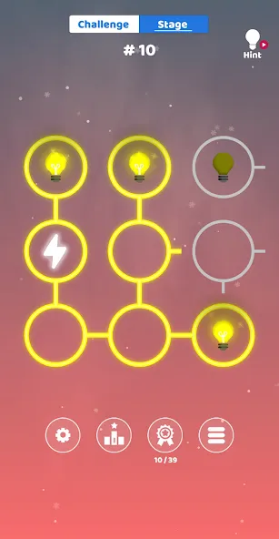 All Lights Connect : Puzzle — взломанная версия, Открыты все уровни и подсказки — скриншот 5 All Lights Connect : Puzzle — взломанная версия, Открыты все уровни и подсказки — скриншот 5