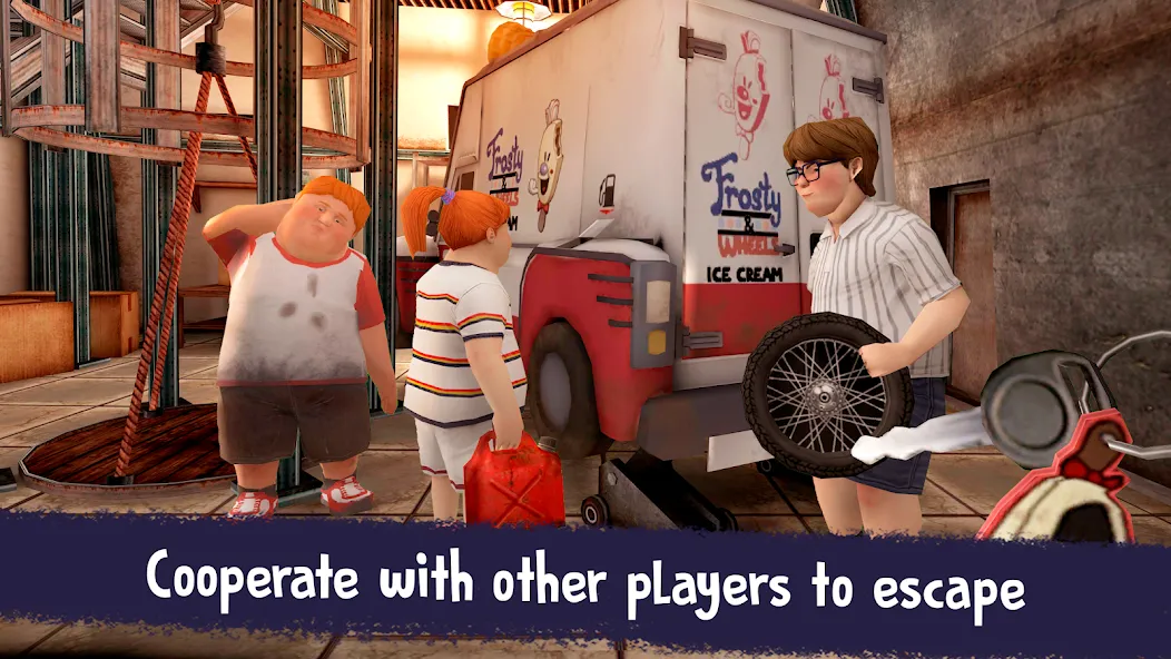 Ice Scream United: Multiplayer на телефон — скачать мод: Безлимитные жизни и все персонажи открыты — скриншот 1 Ice Scream United: Multiplayer на телефон — скачать мод: Безлимитные жизни и все персонажи открыты — скриншот 1