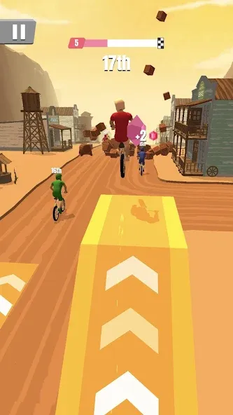 Bike Rush (Мод: Безлимитные деньги и ускорение байка) — скачать на Андроид — скриншот 5
