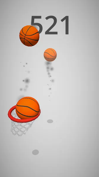 Скачать взлом Dunk Hoop — Безлимитные деньги и высокая точность — скриншот 2