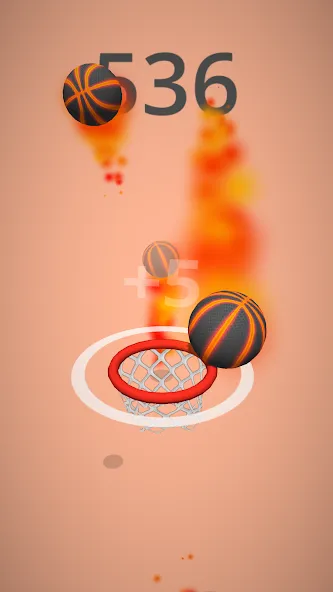 Скачать взлом Dunk Hoop — Безлимитные деньги и высокая точность — скриншот 4