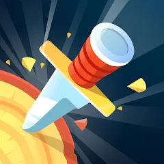 Knife Hit взлом APK — Безлимитные ножи и открытые уровни