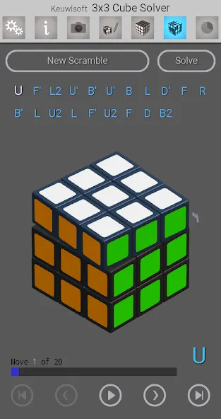 Скачать 3x3 Cube Solver последней версии — Все функции доступны бесплатно — скриншот 4 Скачать 3x3 Cube Solver последней версии — Все функции доступны бесплатно — скриншот 4