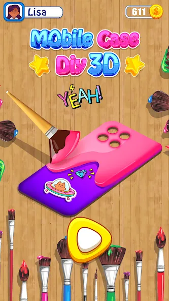 Phone Case DIY Mobile Games — взломанная версия, Без рекламы и все уровни открыты — скриншот 5