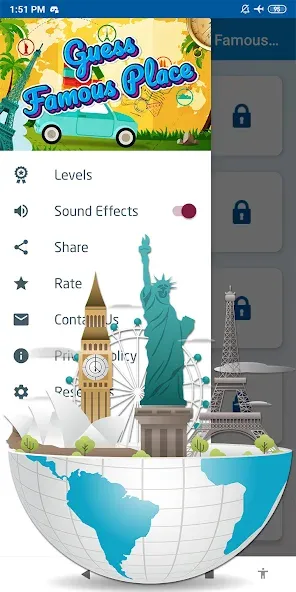 Guess the famous place — Открыты все известные места, скачать мод APK — скриншот 5 Guess the famous place — Открыты все известные места, скачать мод APK — скриншот 5