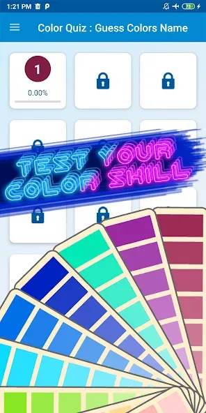 Guess the color game (Мод: Безлимитные подсказки и попытки) — скачать на Андроид — скриншот 2 Guess the color game (Мод: Безлимитные подсказки и попытки) — скачать на Андроид — скриншот 2