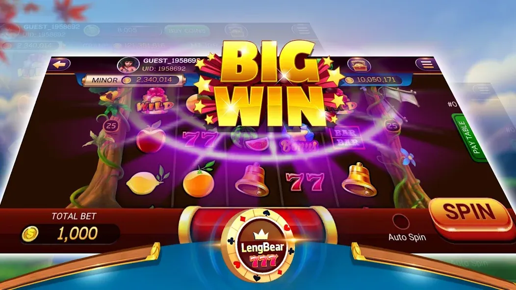 LengBear 777 - Khmer Games (Мод: Безлимитные монеты и быстрый выигрыш) — скачать на Андроид — скриншот 3