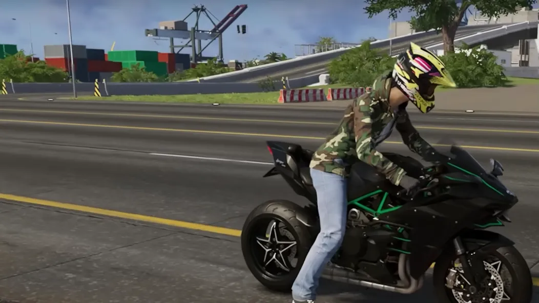 Скачать взлом Kawasaki Ninja H2r Games 3D — Безлимитные деньги и все мотоциклы — скриншот 5 Скачать взлом Kawasaki Ninja H2r Games 3D — Безлимитные деньги и все мотоциклы — скриншот 5