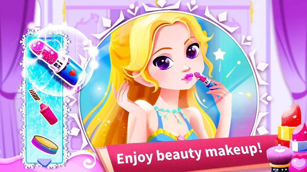Little Panda: Princess Salon на телефон — скачать мод: Все наряды и аксессуары открыты — скриншот 2