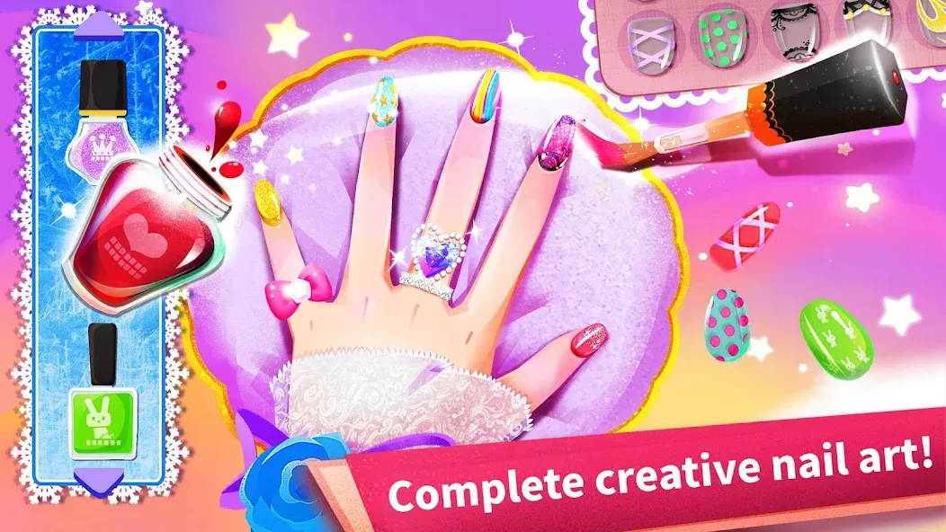 Little Panda: Princess Salon на телефон — скачать мод: Все наряды и аксессуары открыты — скриншот 4