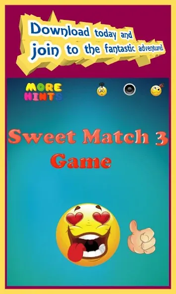 Скачать взлом Sweet Match 3 Puzzle Game — Бесконечные жизни и подсказки — скриншот 4