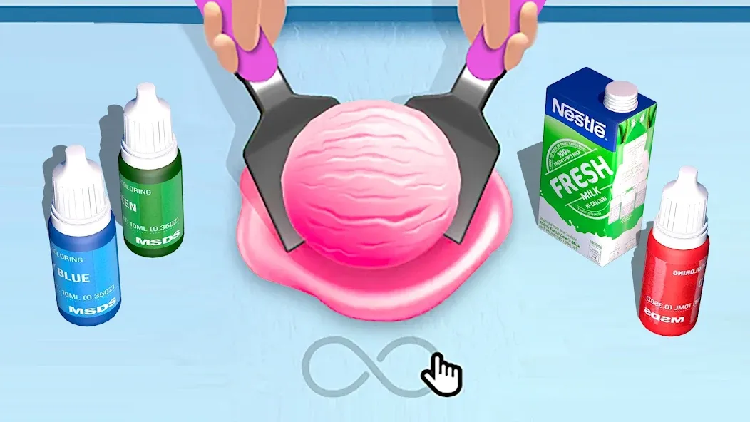 Ice Cream Games: Rainbow Maker — Безлимитные монеты и всё открыто, скачать мод APK — скриншот 2