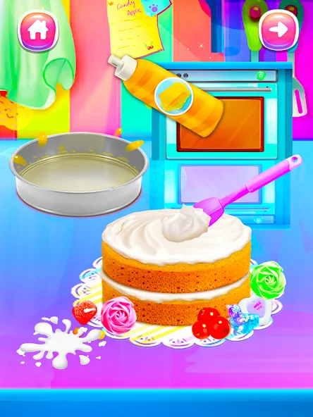 Girl Games: Unicorn Cooking — взломанная версия, Разблокированы все рецепты и украшения — скриншот 1 Girl Games: Unicorn Cooking — взломанная версия, Разблокированы все рецепты и украшения — скриншот 1
