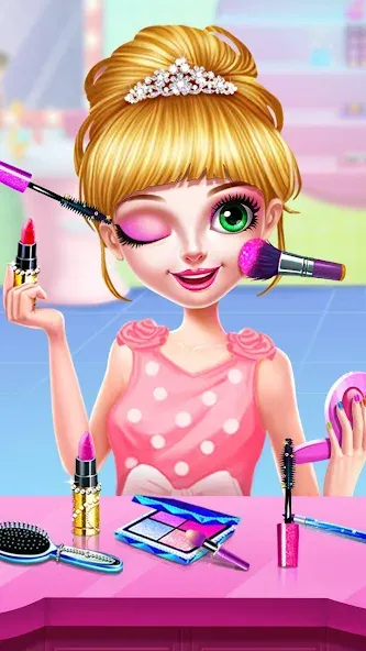 Скачать Princess Makeup Salon последней версии — Безлимитные монеты и открыты все наряды — скриншот 2 Скачать Princess Makeup Salon последней версии — Безлимитные монеты и открыты все наряды — скриншот 2