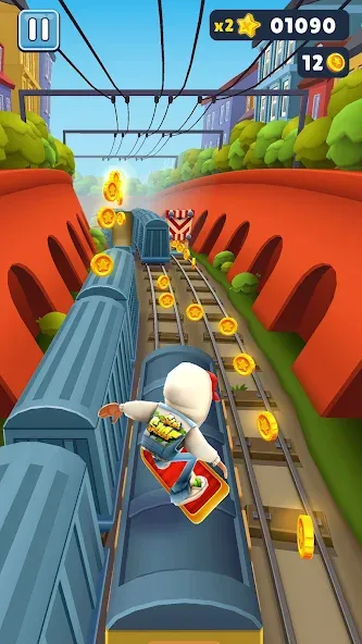 Subway Surfers на телефон — скачать мод: Безлимитные монеты и ключи — скриншот 2 Subway Surfers на телефон — скачать мод: Безлимитные монеты и ключи — скриншот 2