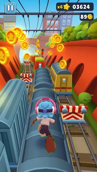 Subway Surfers на телефон — скачать мод: Безлимитные монеты и ключи — скриншот 3 Subway Surfers на телефон — скачать мод: Безлимитные монеты и ключи — скриншот 3