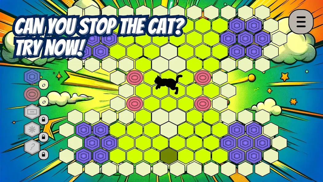 Скачать Trap the Cat бесплатно — Безлимитные подсказки и отмена ходов — скриншот 4 Скачать Trap the Cat бесплатно — Безлимитные подсказки и отмена ходов — скриншот 4