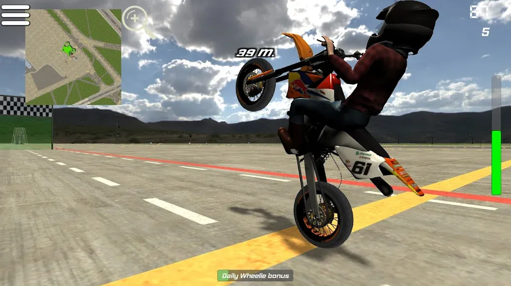 Скачать Wheelie King 5 последней версии — Безлимитные деньги и топливо — скриншот 1 Скачать Wheelie King 5 последней версии — Безлимитные деньги и топливо — скриншот 1
