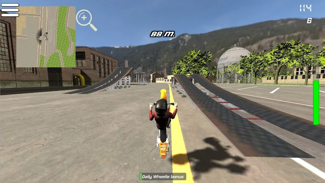 Скачать Wheelie King 5 последней версии — Безлимитные деньги и топливо — скриншот 2 Скачать Wheelie King 5 последней версии — Безлимитные деньги и топливо — скриншот 2