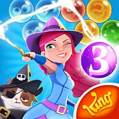Bubble Witch 3 Saga — Безлимитные жизни и усилители, скачать мод APK