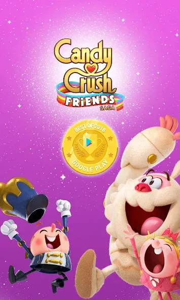 Candy Crush Friends Saga бесплатно на Андроид — мод: Безлимитные жизни и бустеры — скриншот 5