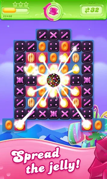 Скачать Candy Crush Jelly Saga — Безлимитные бустеры и жизни — скриншот 1