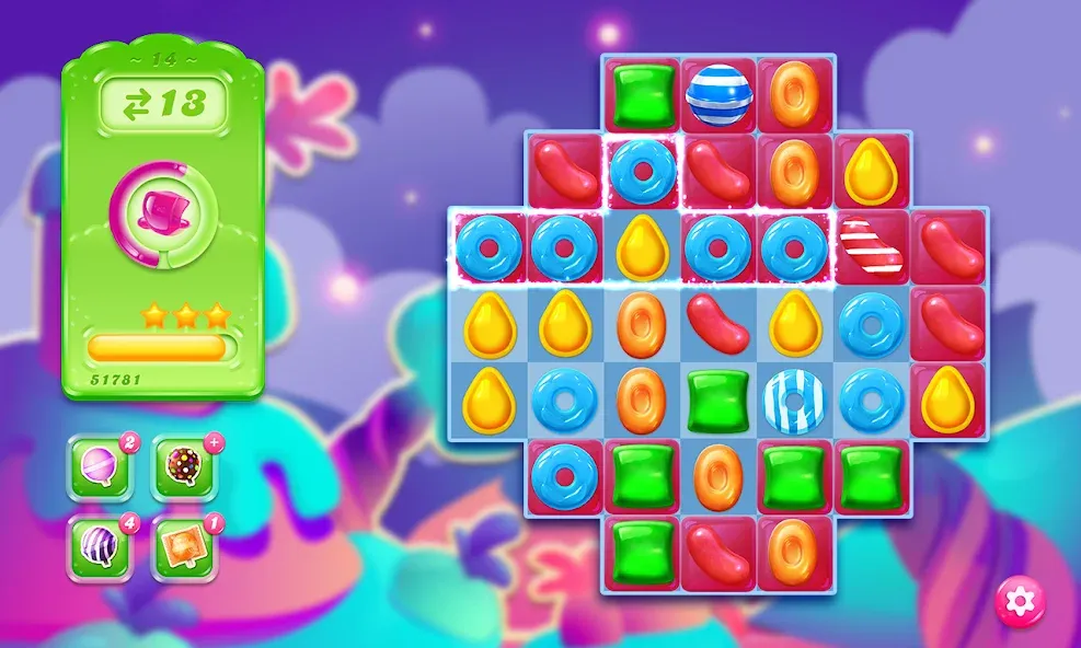 Скачать Candy Crush Jelly Saga — Безлимитные бустеры и жизни — скриншот 5