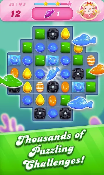 Скачать взлом Candy Crush Saga — Бесконечные жизни и бустеры — скриншот 3 Скачать взлом Candy Crush Saga — Бесконечные жизни и бустеры — скриншот 3