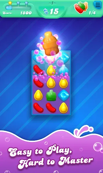 Candy Crush Soda Saga MOD APK скачать на Андроид — Безлимитные жизни и бустеры — скриншот 1 Candy Crush Soda Saga MOD APK скачать на Андроид — Безлимитные жизни и бустеры — скриншот 1