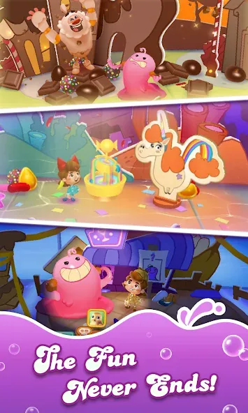 Candy Crush Soda Saga MOD APK скачать на Андроид — Безлимитные жизни и бустеры — скриншот 5 Candy Crush Soda Saga MOD APK скачать на Андроид — Безлимитные жизни и бустеры — скриншот 5