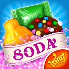 Candy Crush Soda Saga MOD APK скачать на Андроид — Безлимитные жизни и бустеры