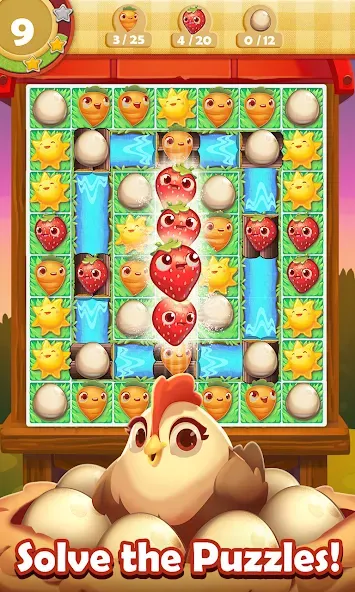Farm Heroes Saga — последняя версия с модом (Безлимитные жизни и бустеры) — скриншот 4