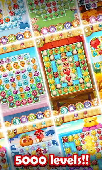 Farm Heroes Saga — последняя версия с модом (Безлимитные жизни и бустеры) — скриншот 5