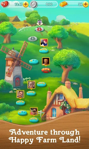 Farm Heroes Super Saga MOD APK: Безлимитные жизни и усилители — скриншот 4